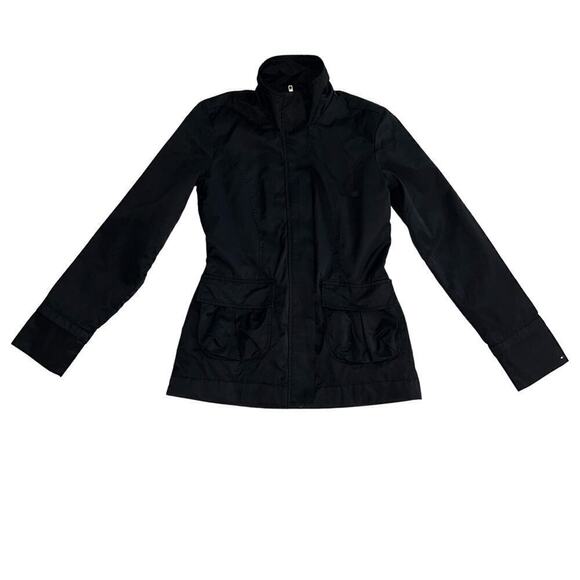 Tommy Hilfiger Cotton/Nylon Blend Fitted Hip Length Full Zip Jacket Size XXS - Picture 14 of 14